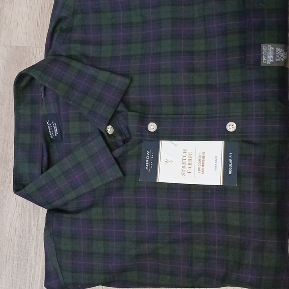 ARROW Shirt size 18-18 1/2. 36/37 2XL